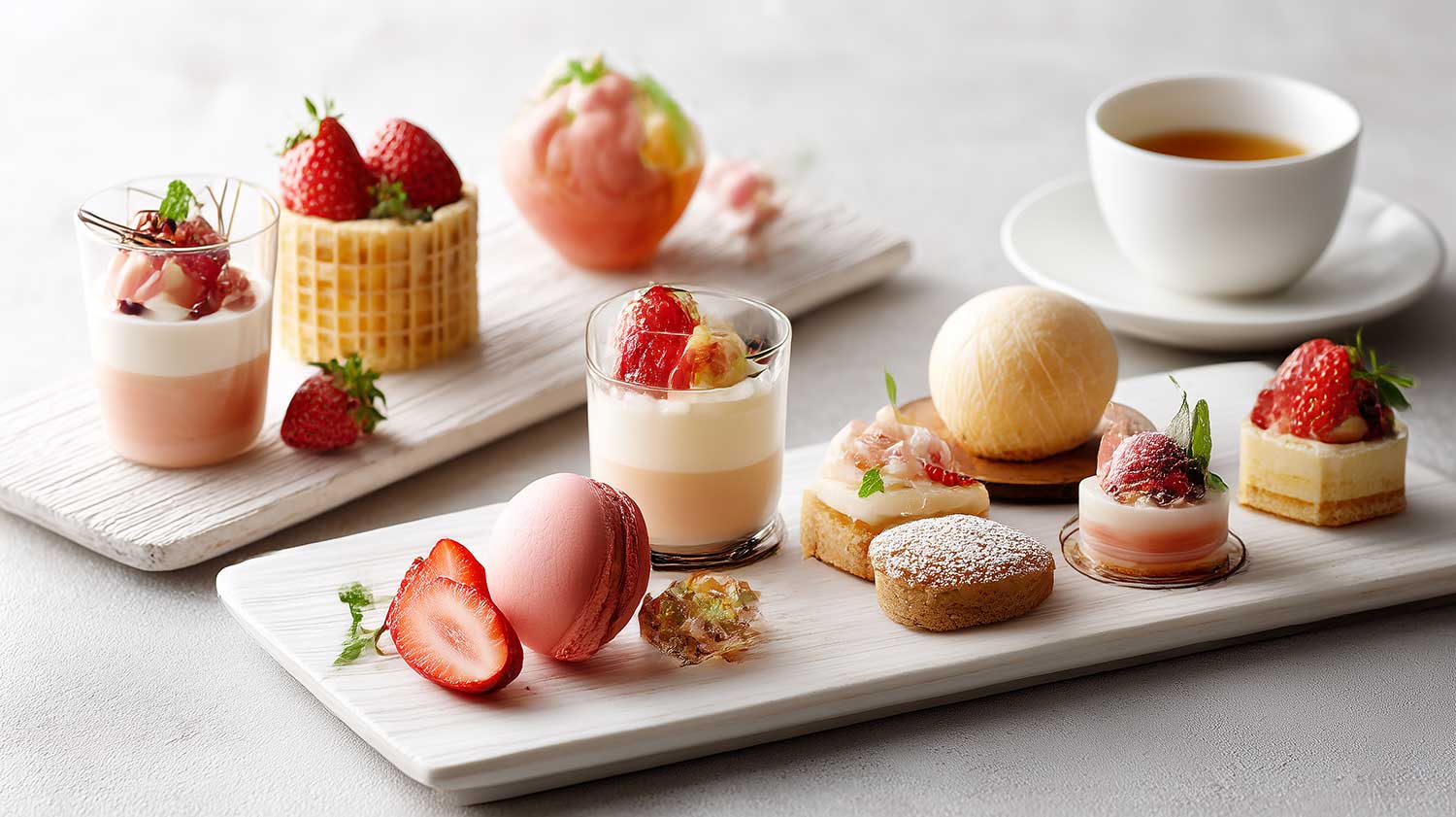 苺スウィーツのデザート